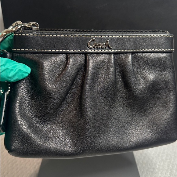 Coach black Leather Wristlet - Picture 3 of 7
